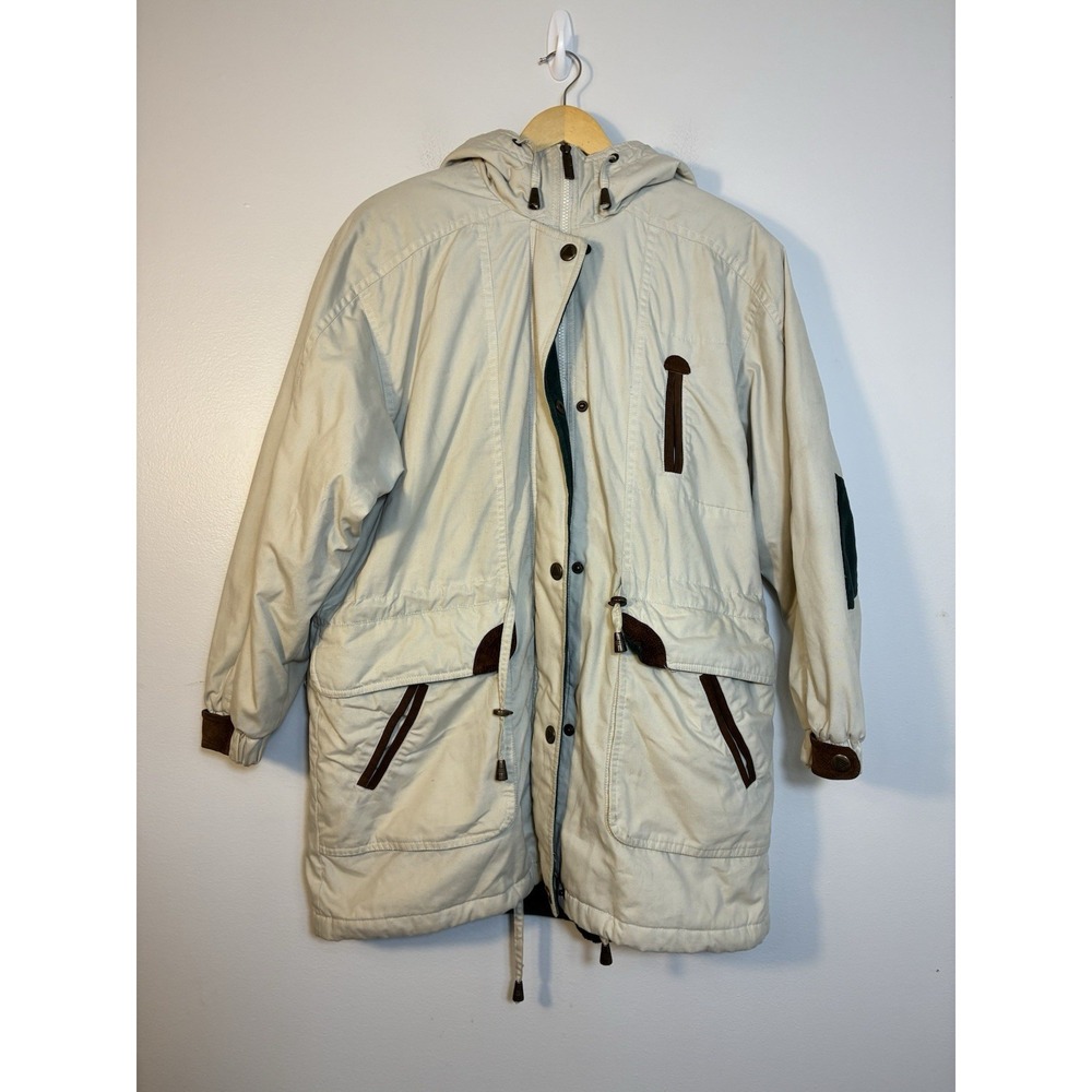 Vintage Fleet Street Chore Barn Coat Men's‎ Sz M Tan Outdoor corduroy